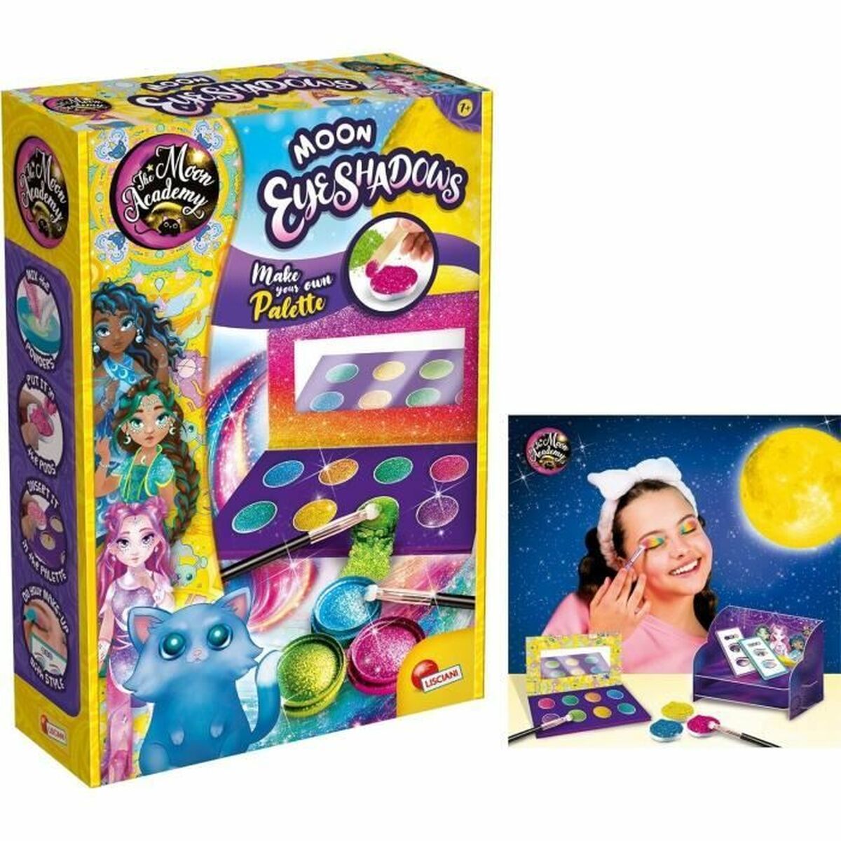 Set de Lucru Manual Lisciani Giochi The Moon Academy Moon eyeshadows - Jucarii si jocuri, Costume și accesorii