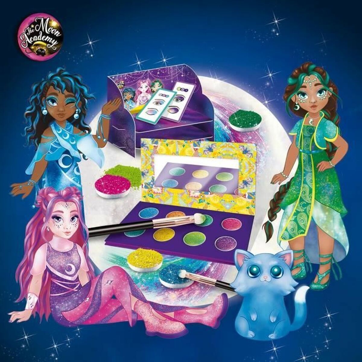 Set de Lucru Manual Lisciani Giochi The Moon Academy Moon eyeshadows - Jucarii si jocuri, Costume și accesorii