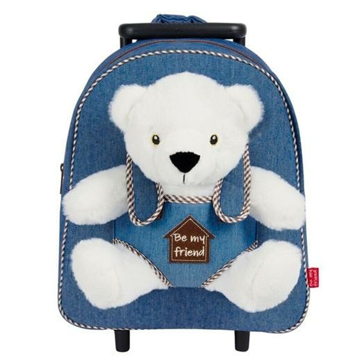 Ghiozdan cu Roți Perletti Perry 38 x 28 x 11 cm Urs polar - Birou și papetărie, Material școlar și educațional