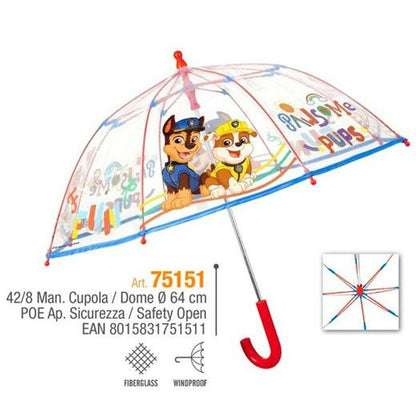 Umbrelă The Paw Patrol Perletti Fibră de Sticlă Ø 64 cm Infantil - Bagaje, Umbrelă
