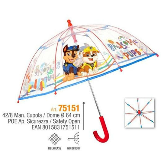 Umbrelă The Paw Patrol Perletti Fibră de Sticlă Ø 64 cm Infantil - Bagaje, Umbrelă