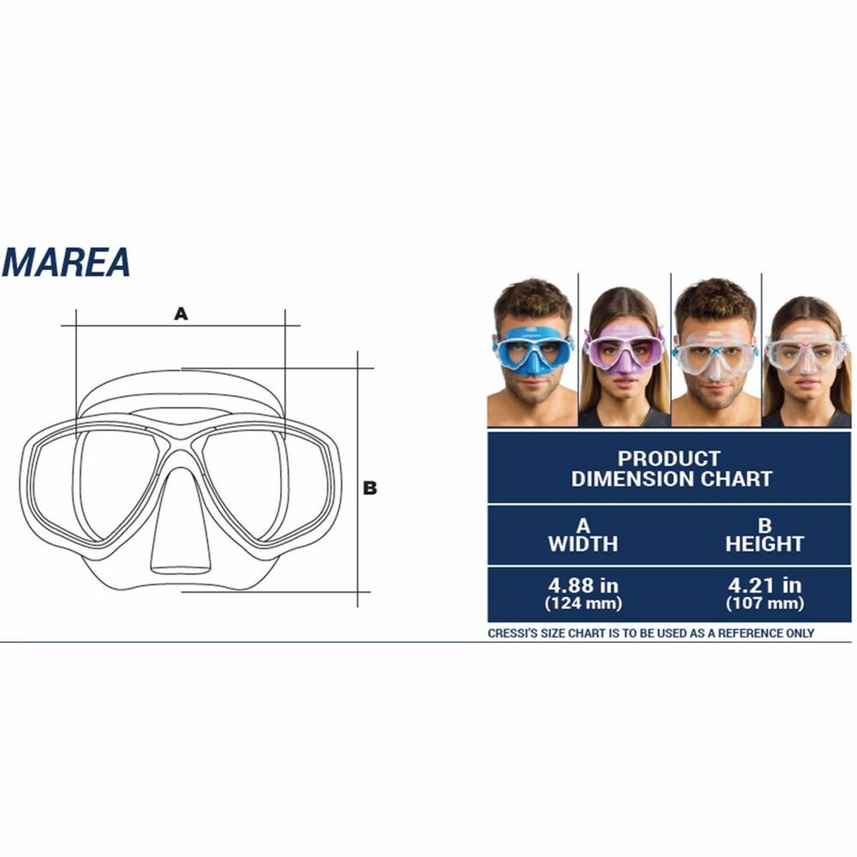Ochelari de Snorkel Cressi-Sub DM1000054 Roz Adulți - Sport și în aer liber, Sporturi acvatice
