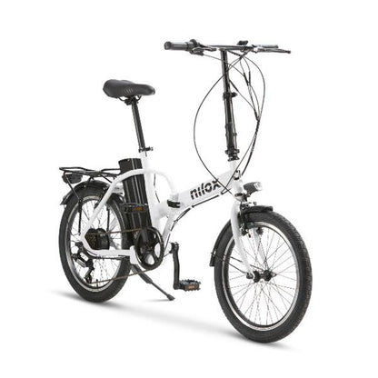 Bicicletă Electrică Nilox J1 PRO Alb 250 W 9600 mAh 20" - Sport și în aer liber, Ciclism