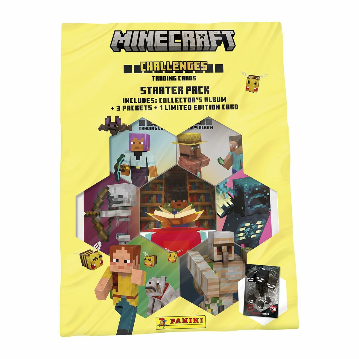 Pachet de autocolante Panini Minecraft TC 4 - Jucarii si jocuri, Obiecte de colecție