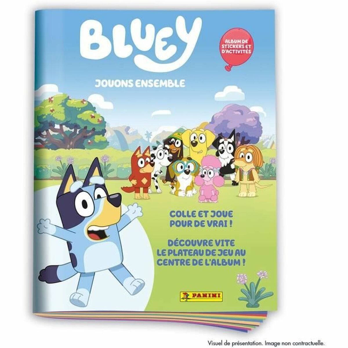 Pachet de autocolante Panini Bluey 2 - Jucarii si jocuri, Obiecte de colecție