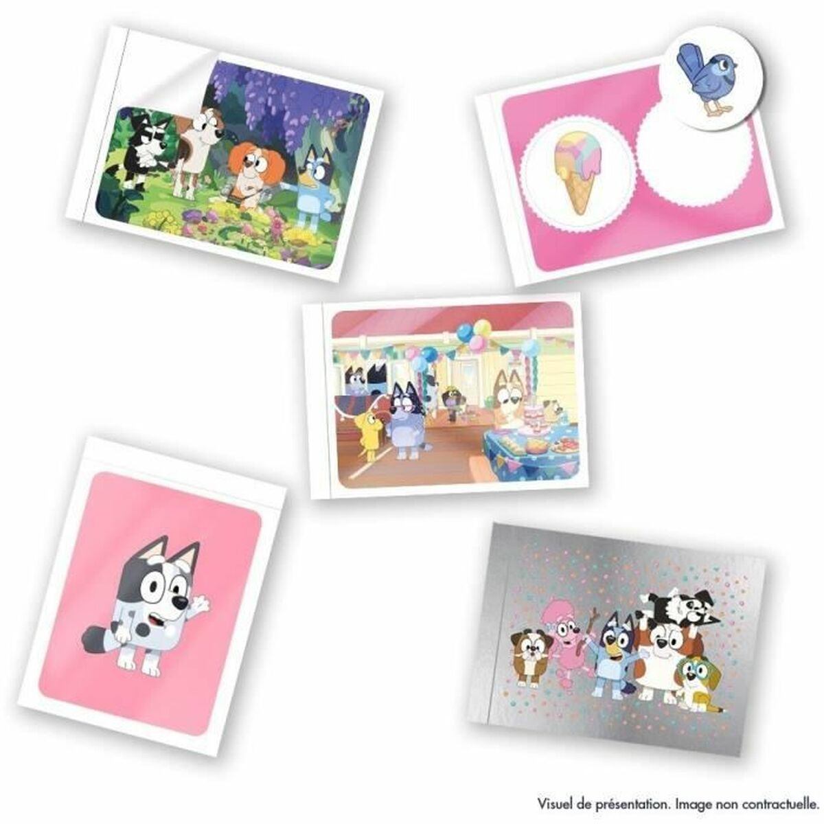 Pachet de autocolante Panini Bluey 2 - Jucarii si jocuri, Obiecte de colecție
