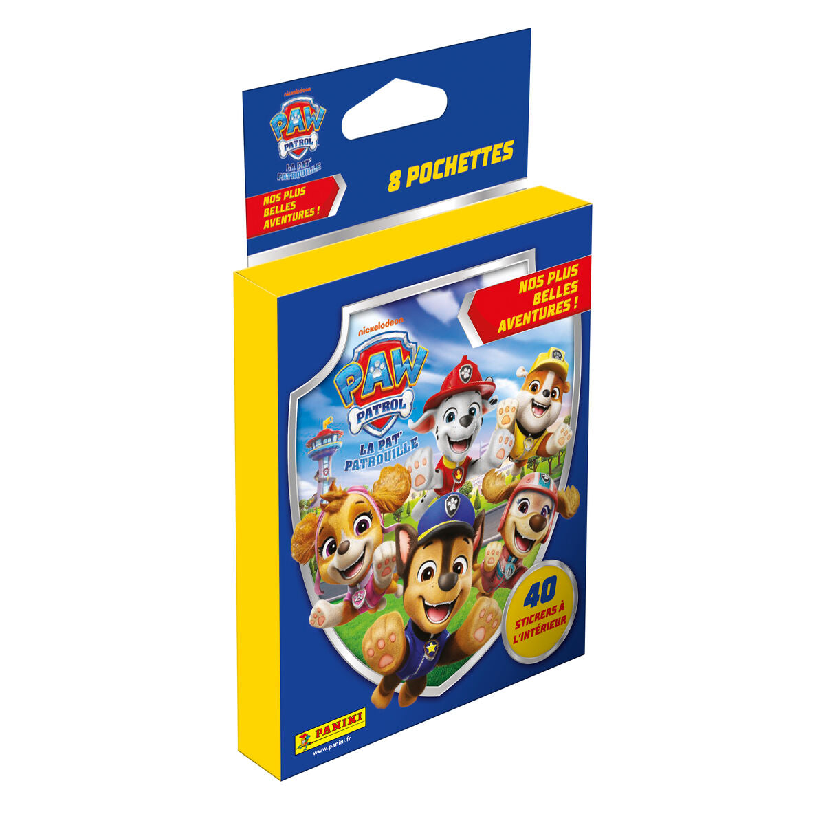 Pachet de autocolante Panini Paw Patrol : The Best Adventures - Jucarii si jocuri, Obiecte de colecție