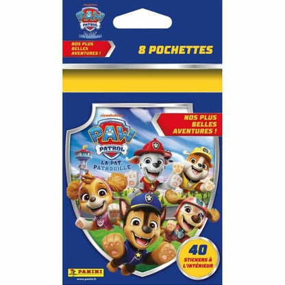 Pachet de autocolante Panini Paw Patrol : The Best Adventures - Jucarii si jocuri, Obiecte de colecție