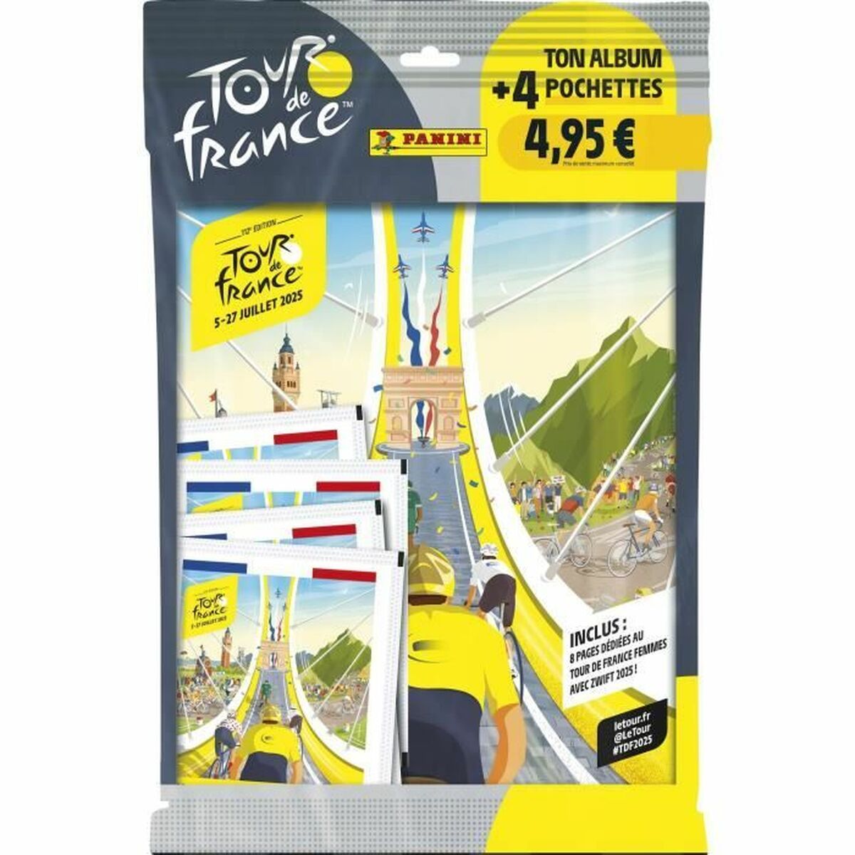Pachet de autocolante Panini TOUR DE FRANCE 2025 - Jucarii si jocuri, Obiecte de colecție