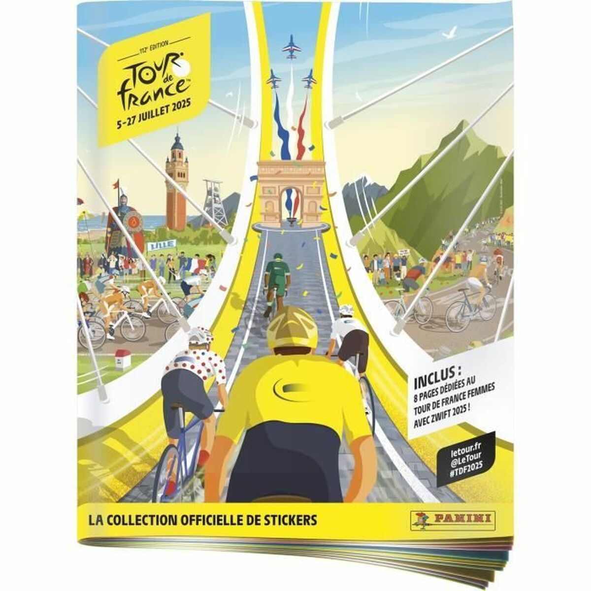 Pachet de autocolante Panini TOUR DE FRANCE 2025 - Jucarii si jocuri, Obiecte de colecție