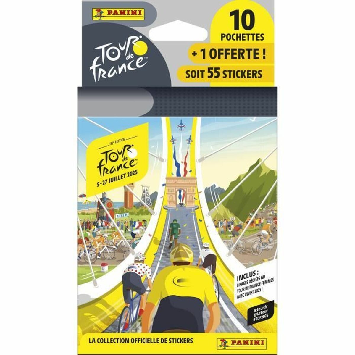 Pachet de autocolante Panini TOUR DE FRANCE 2025 - Jucarii si jocuri, Obiecte de colecție