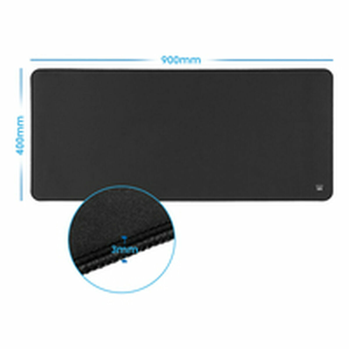 Covoraș de șoarece Ewent EW3182 Negru - Tehnică de calcul, Accesorii