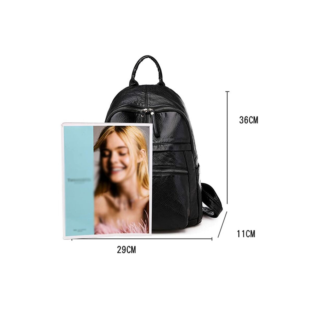 Ghiozdan LIU JO MLJ308 Negru - Birou și papetărie, Material școlar și educațional