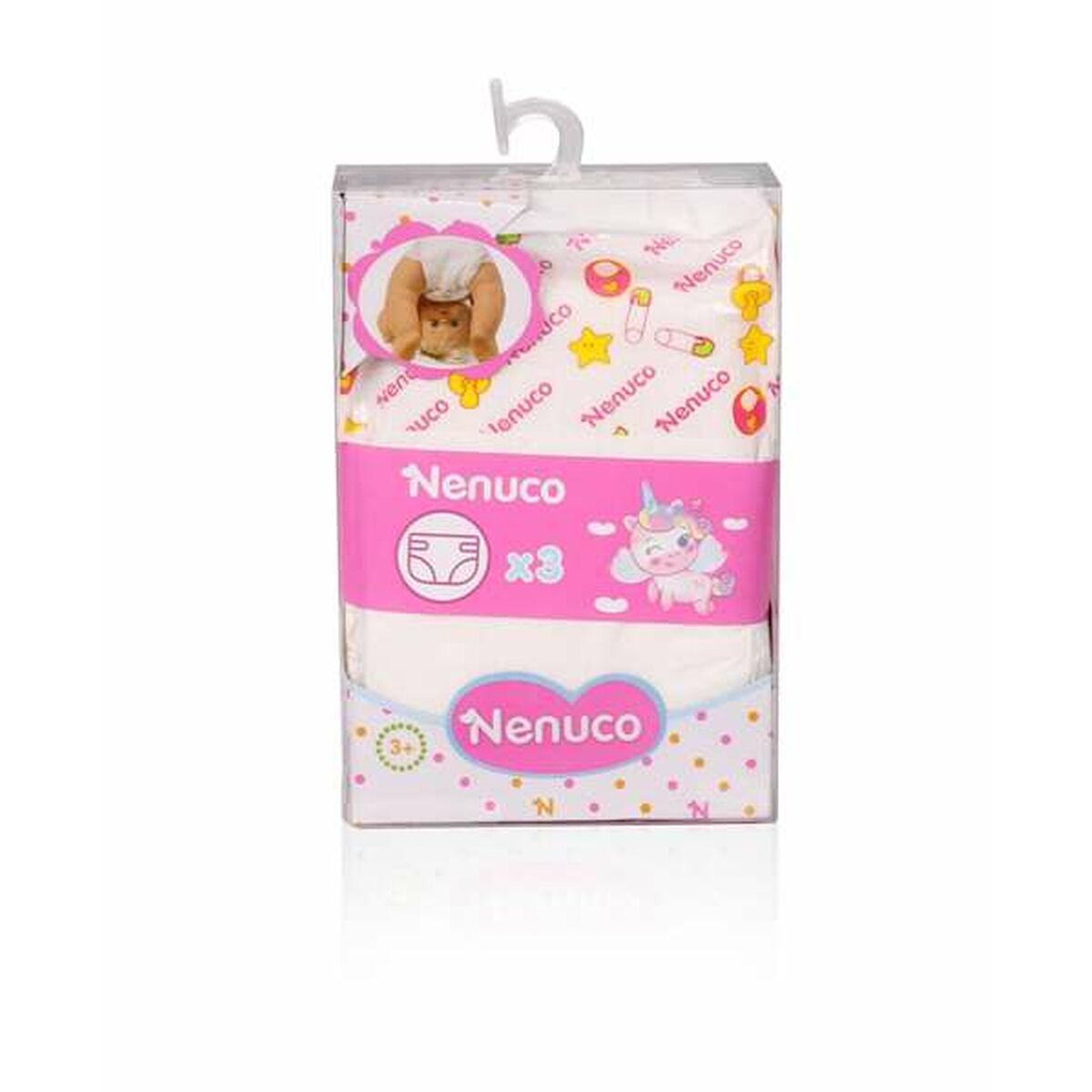 Scutece pentru păpuși Nenuco 3 Piese - Jucarii si jocuri, Păpuși și accesorii