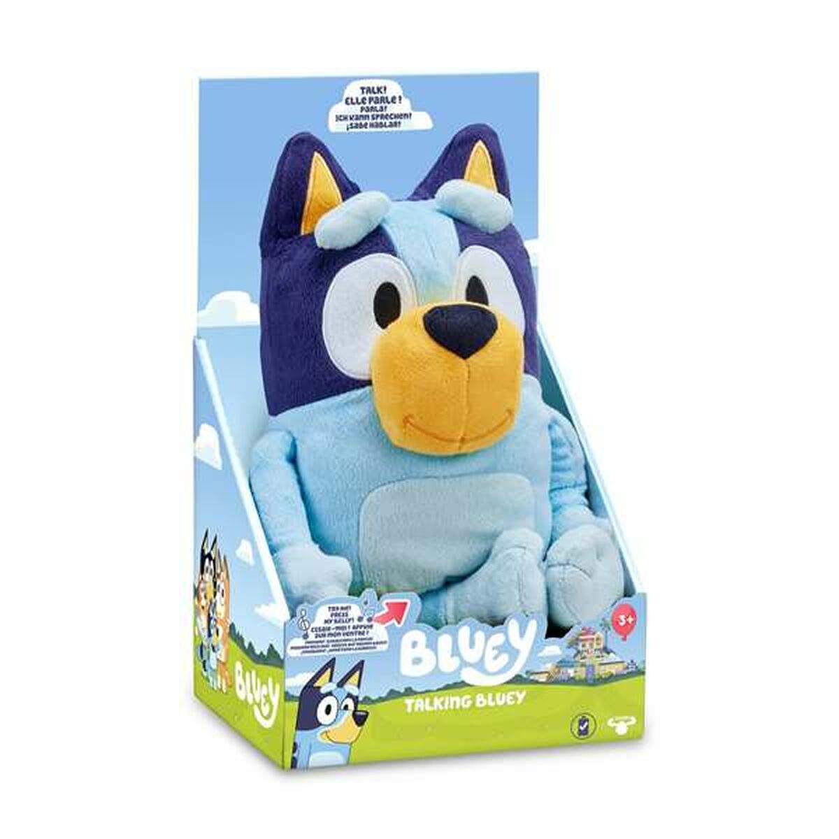 Jucărie de Pluș cu Sunet Bluey Plastic 30,50 x 17,80 x 14 cm - Jucarii si jocuri, Jucării de pluș