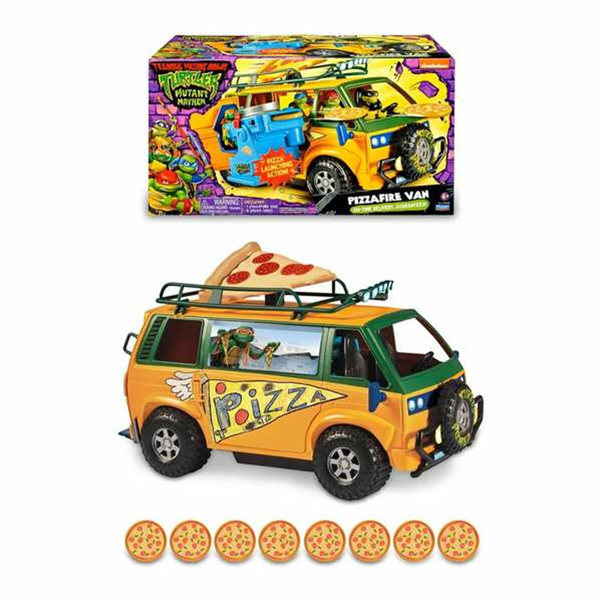 Caravană Teenage Mutant Ninja Turtles Pizza Van - Jucarii si jocuri, Păpuși și accesorii