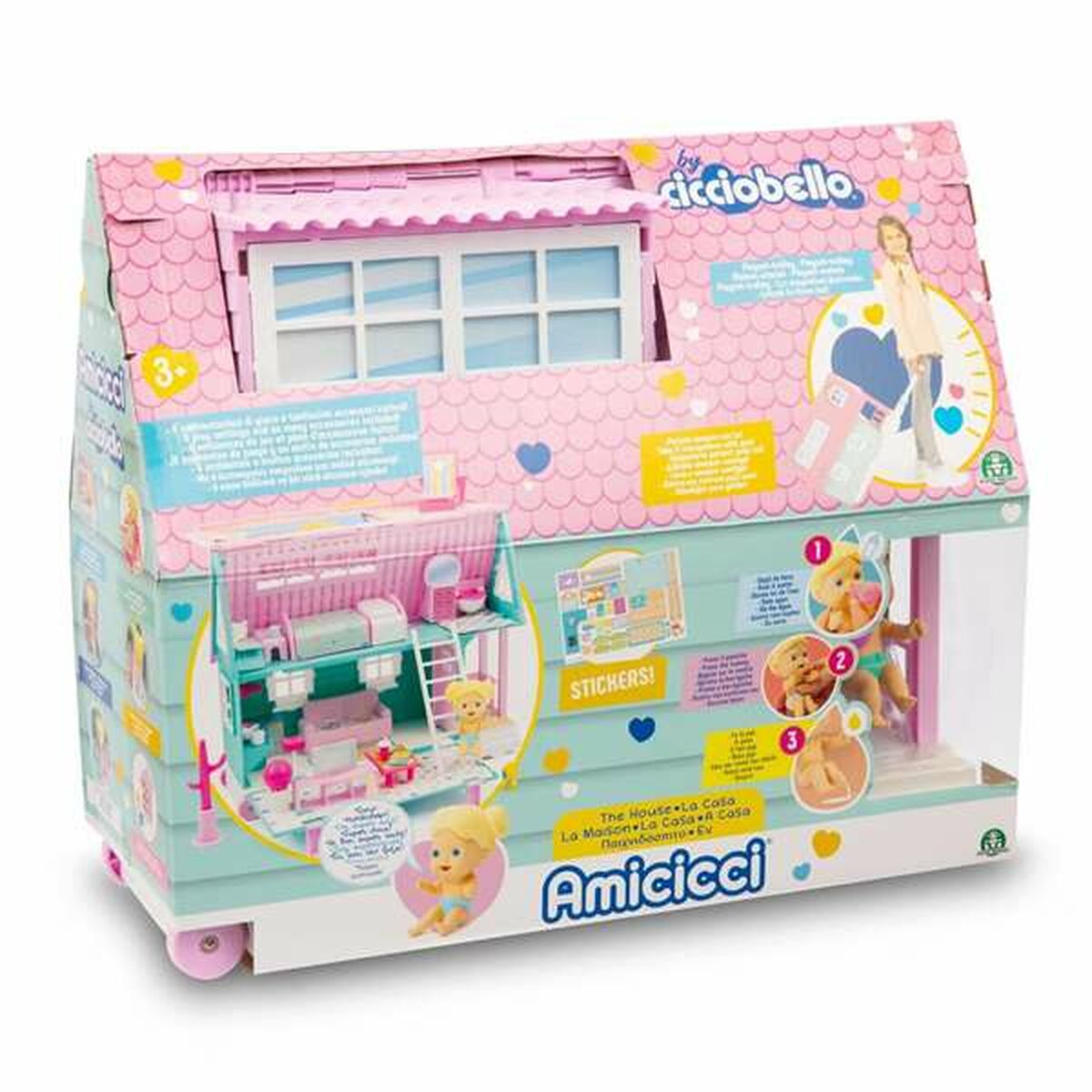 Casă de păpuși Famosa Amicicci Trolley - Jucarii si jocuri, Păpuși și accesorii