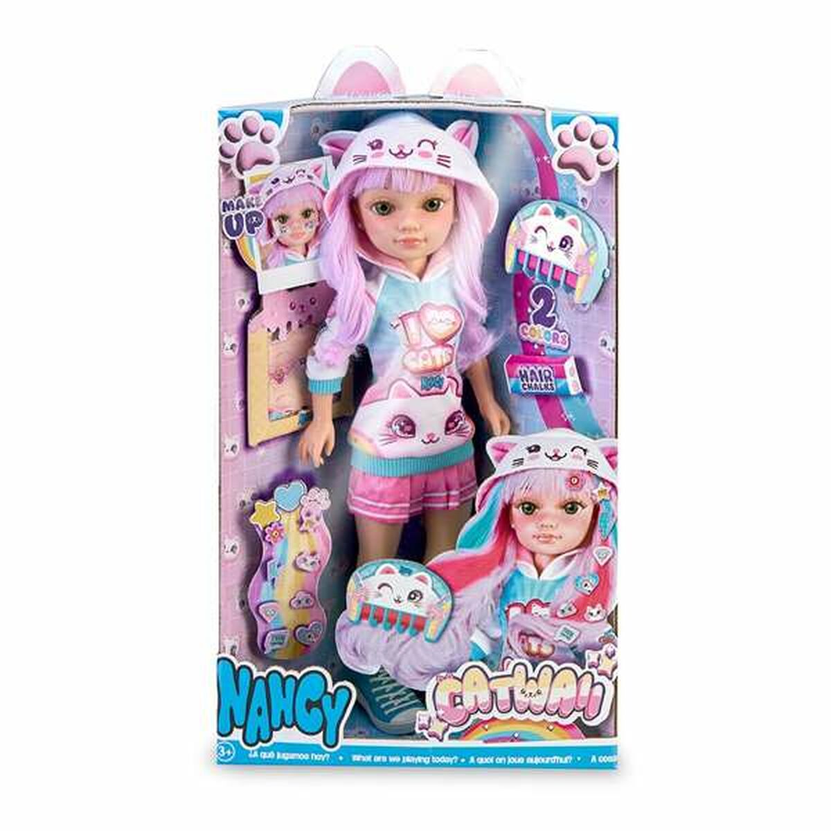 Păpușă Nancy Catwaii 42 cm - Jucarii si jocuri, Păpuși și accesorii