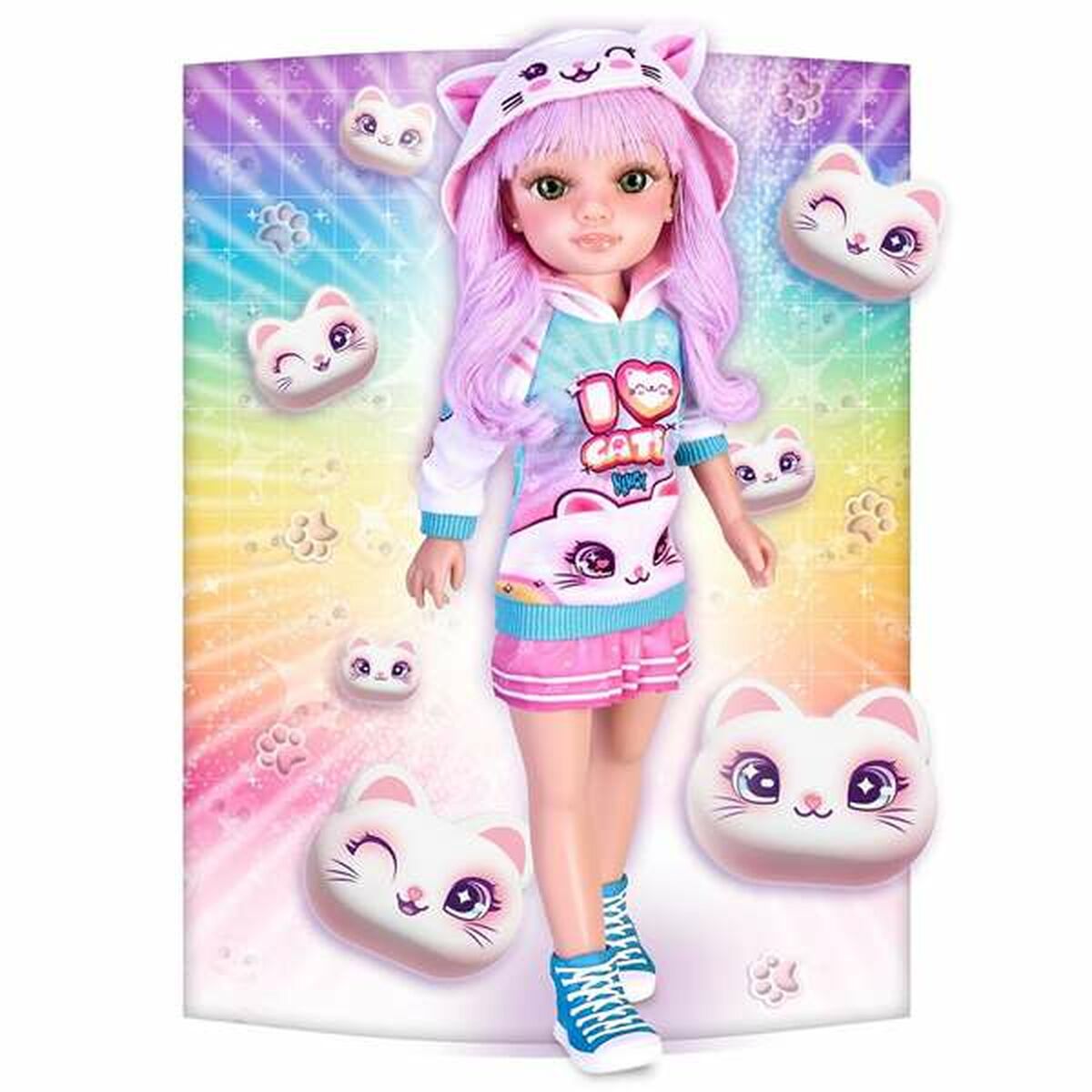 Păpușă Nancy Catwaii 42 cm - Jucarii si jocuri, Păpuși și accesorii