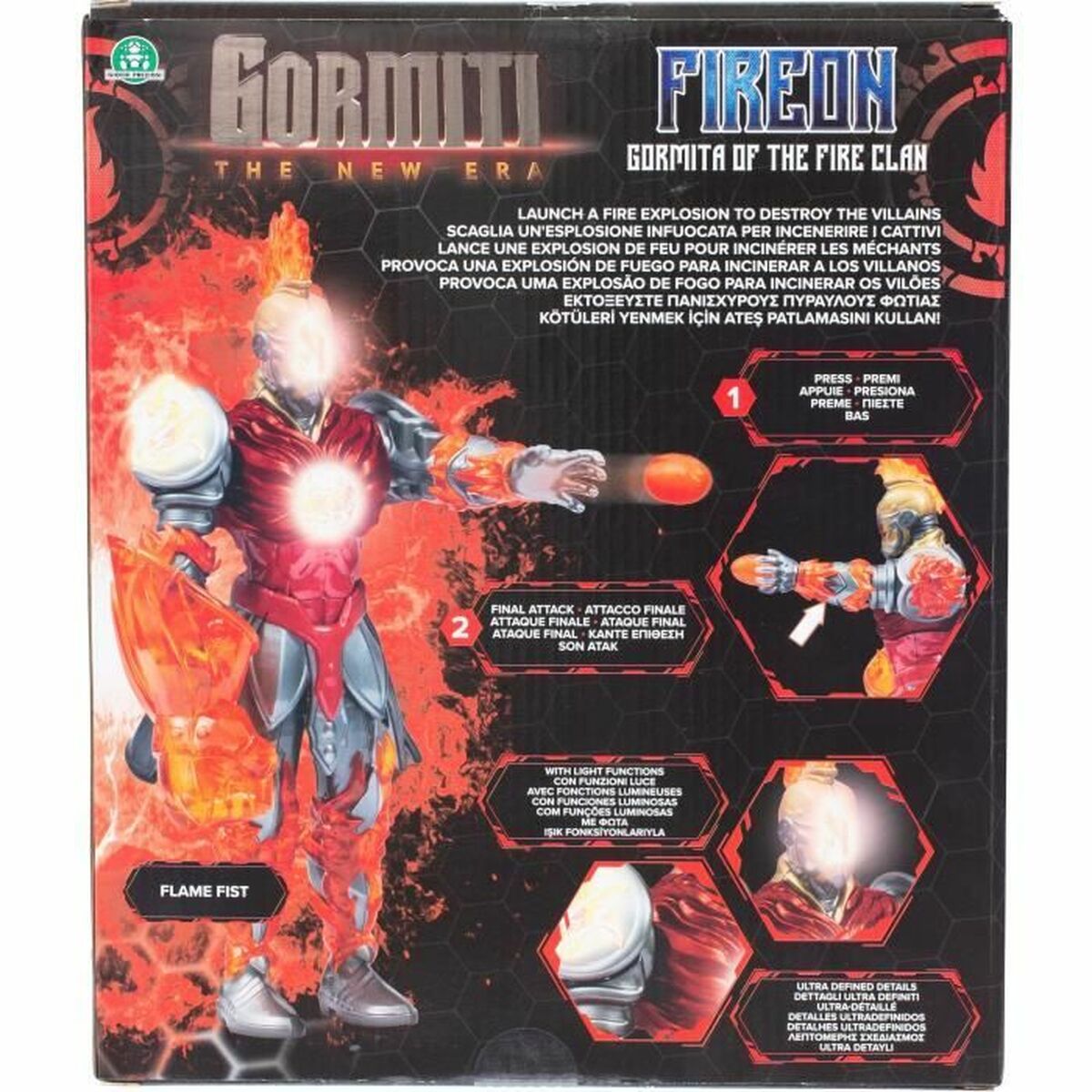 Figura îmbinată Gormiti Fireon 27 cm - Jucarii si jocuri, Păpuși și figurine