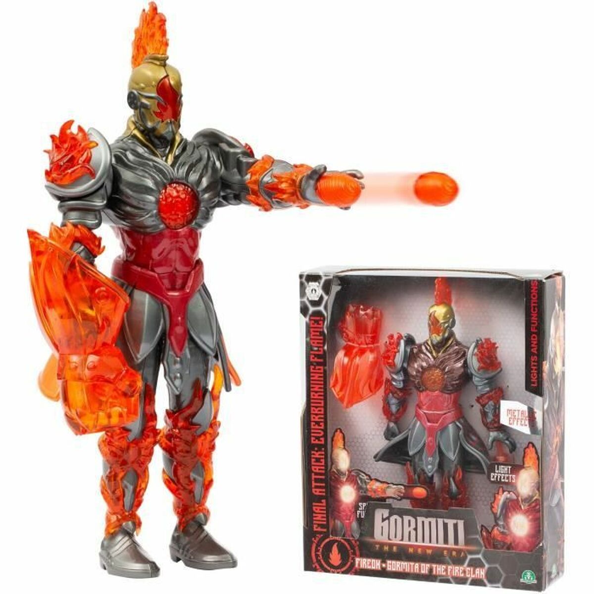 Figura îmbinată Gormiti Fireon 27 cm - Jucarii si jocuri, Păpuși și figurine