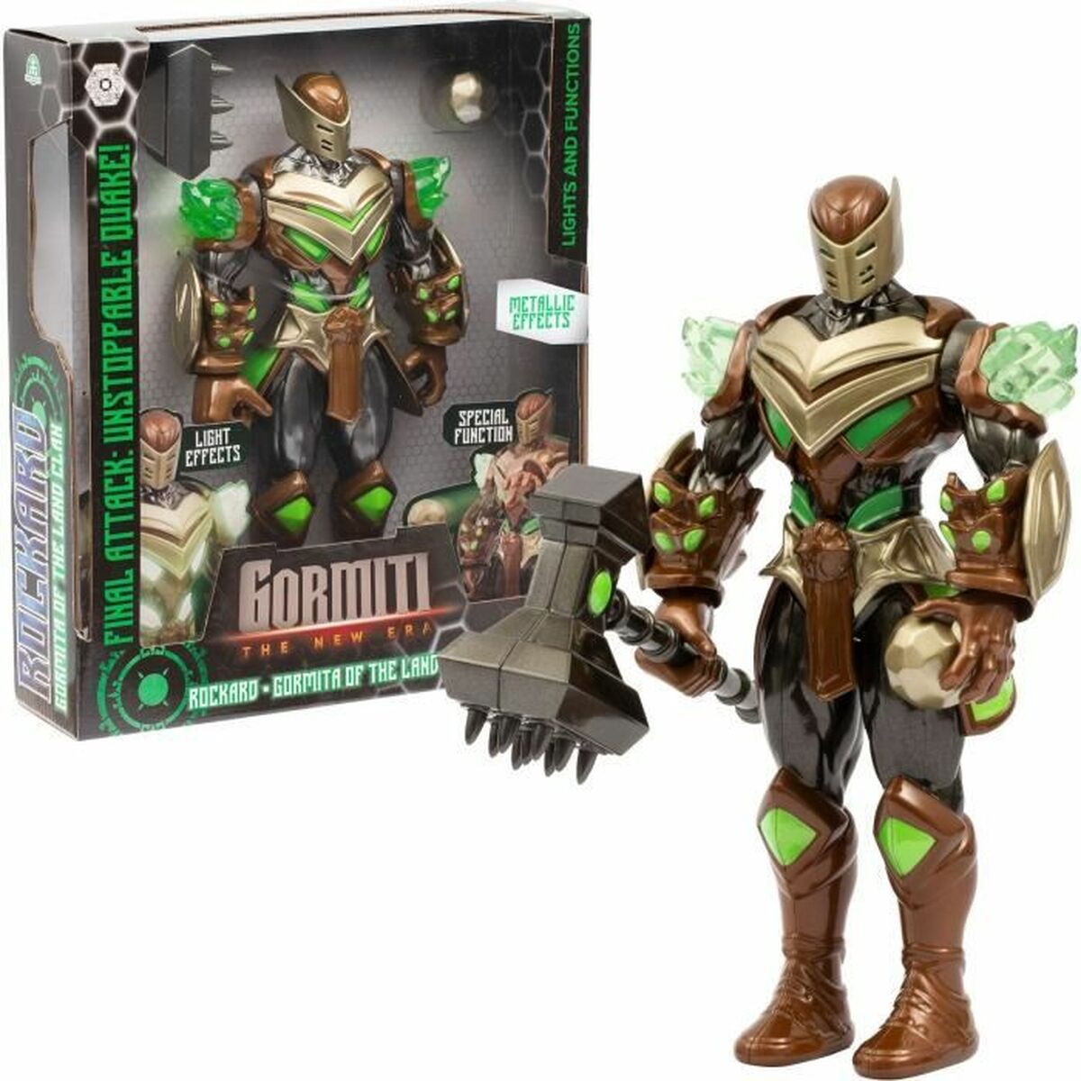 Figura îmbinată Gormiti Rockard 27 cm - Jucarii si jocuri, Păpuși și figurine