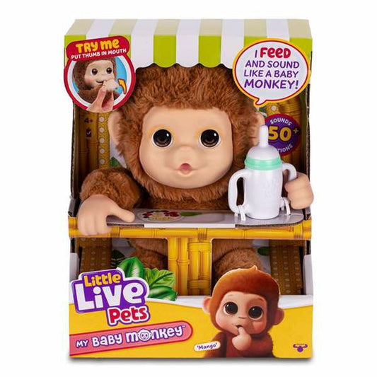 Animal de Companie Interactiv Famosa My Baby Monkey Little Live Pets - Jucarii si jocuri, Jucării electronice