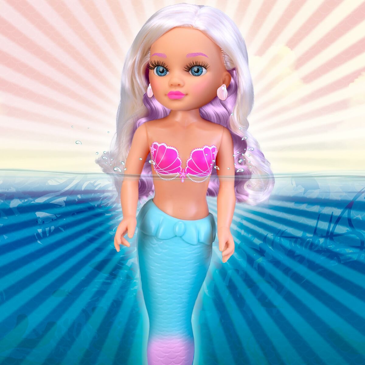 Păpușă Nancy Magic Colour Mermaid - Jucarii si jocuri, Păpuși și accesorii