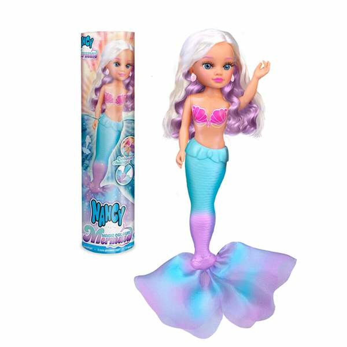 Păpușă Nancy Magic Colour Mermaid - Jucarii si jocuri, Păpuși și accesorii