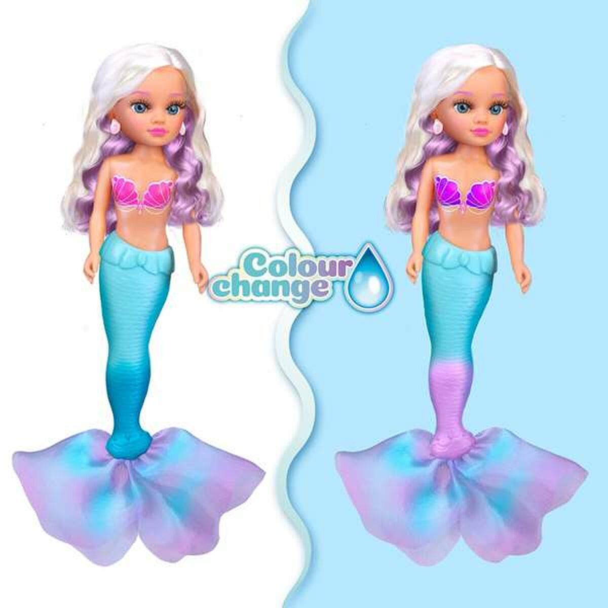 Păpușă Nancy Magic Colour Mermaid - Jucarii si jocuri, Păpuși și accesorii