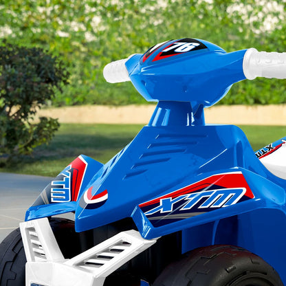 ATV electric Quad Feber Racy Albastru - Jucarii si jocuri, În aer liber și sport
