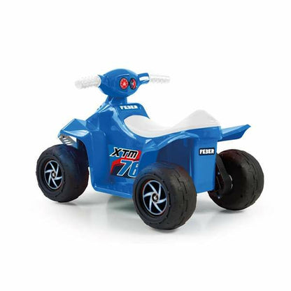 ATV electric Quad Feber Racy Albastru - Jucarii si jocuri, În aer liber și sport