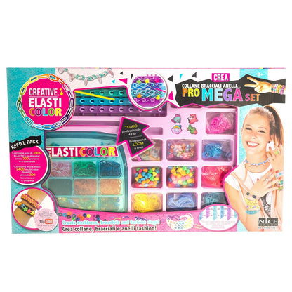 Kit de Creare Brățări Nice Creative Elasticolor 62 x 38 x 5 cm - Jucarii si jocuri, Activități creative