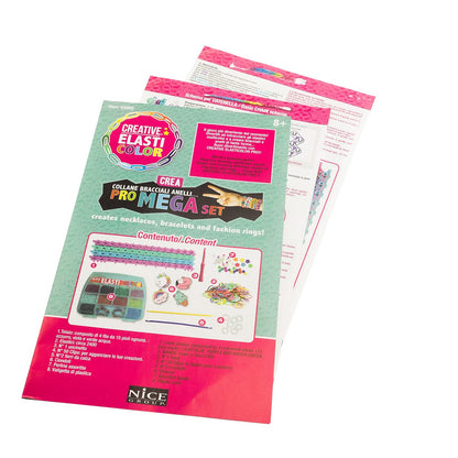 Kit de Creare Brățări Nice Creative Elasticolor 62 x 38 x 5 cm - Jucarii si jocuri, Activități creative