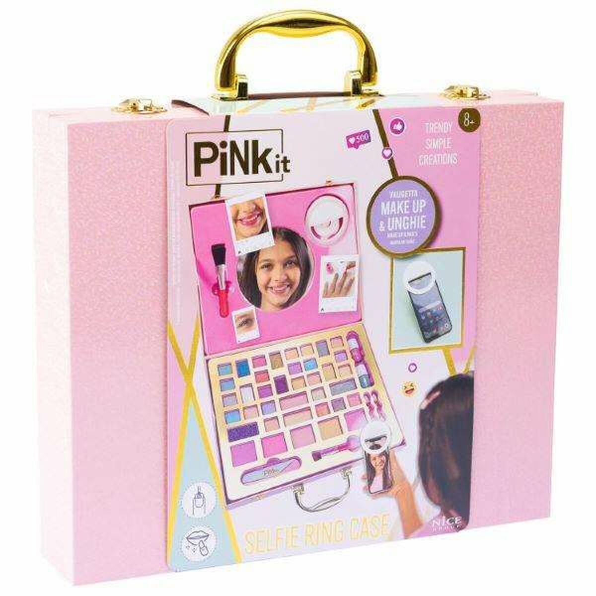 Set de Machiaj pentru Copii Pink It Selfie - Jucarii si jocuri, Costume și accesorii
