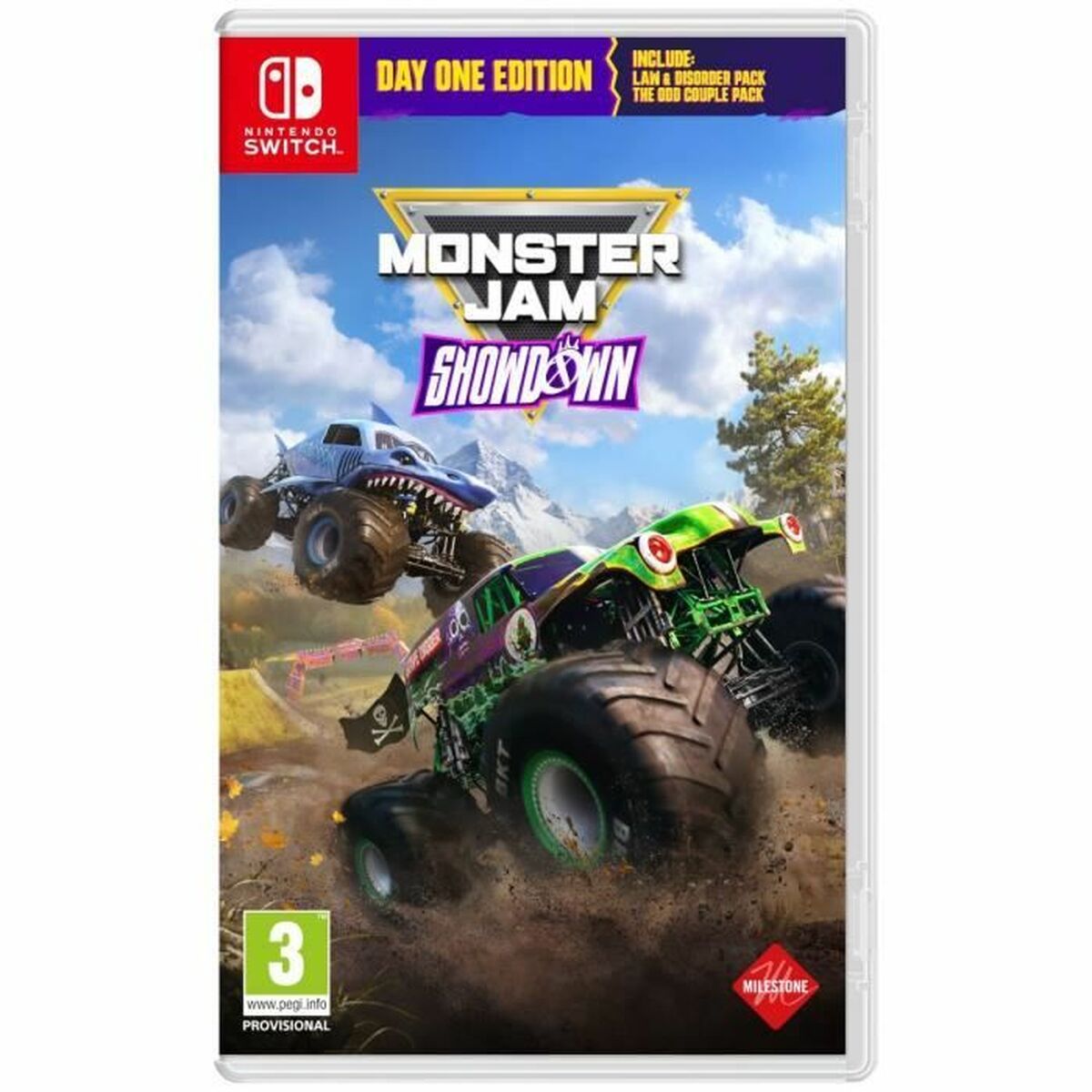 Joc video pentru Switch Milestone Monster Jam Showdown - Day One Edition - Electronică, Joc video