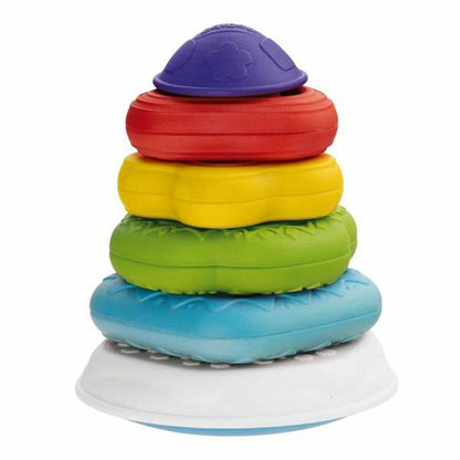 Blocuri Stivuibile Chicco Pyramid Inele - Bebelus, Jucăriile copilăriei timpurii