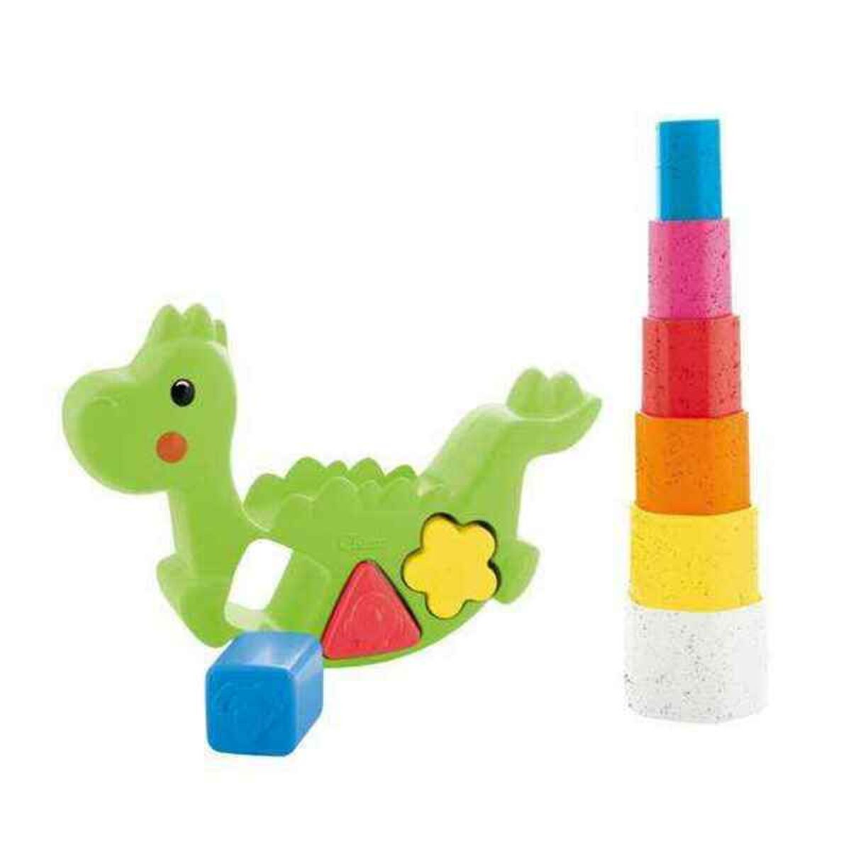 Centru de activităţi Dino Lino Chicco 2 în 1 (9 pcs) - Bebelus, Jucăriile copilăriei timpurii