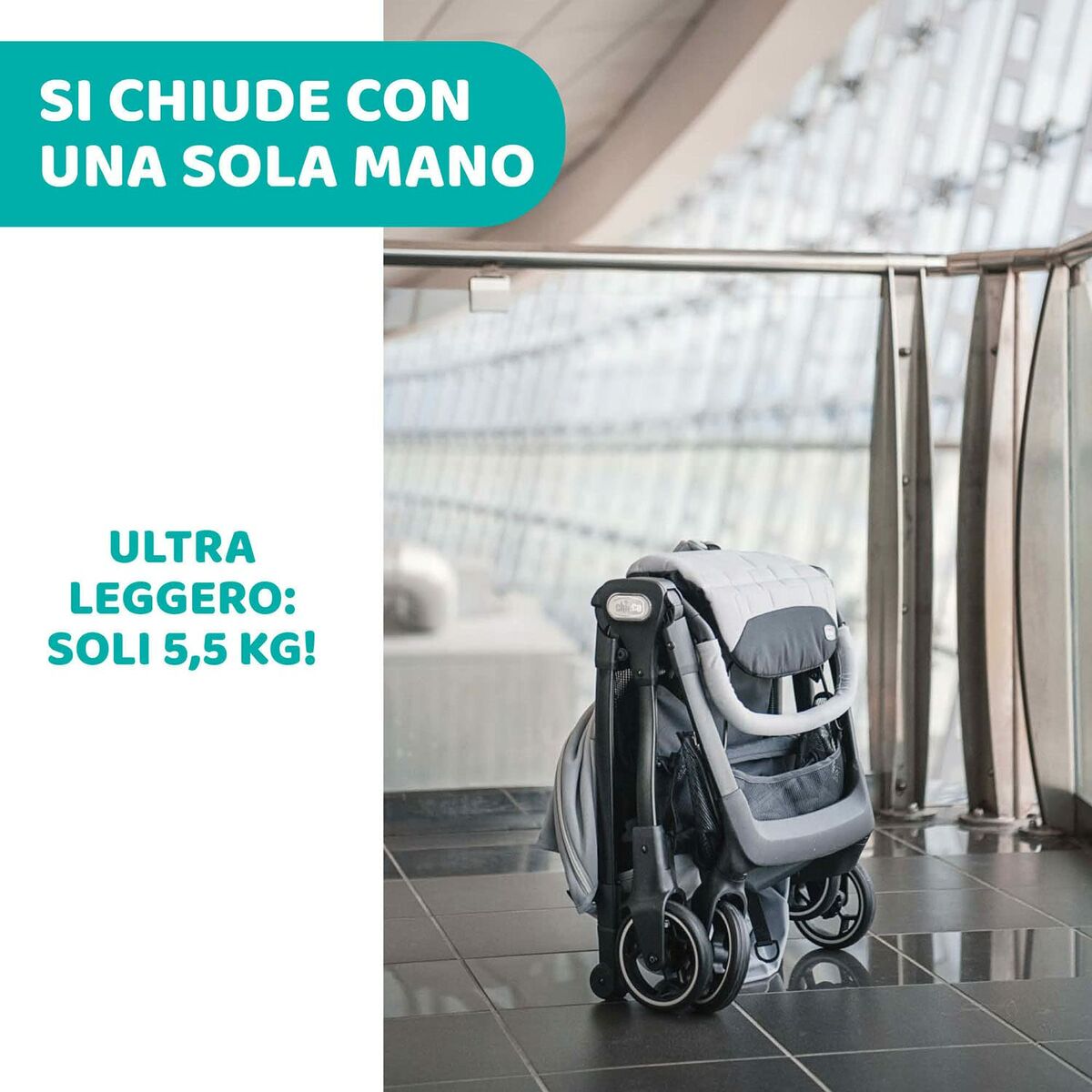 Cărucior de plimbat bebe Chicco Negru - Bebelus, Cărucioare, scaune și accesorii