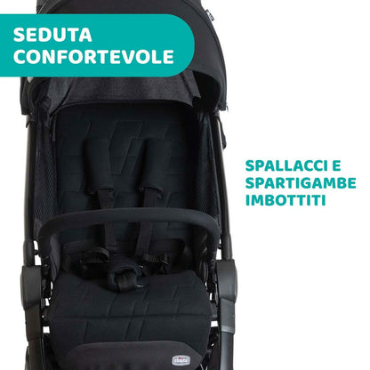 Cărucior de plimbat bebe Chicco Negru - Bebelus, Cărucioare, scaune și accesorii