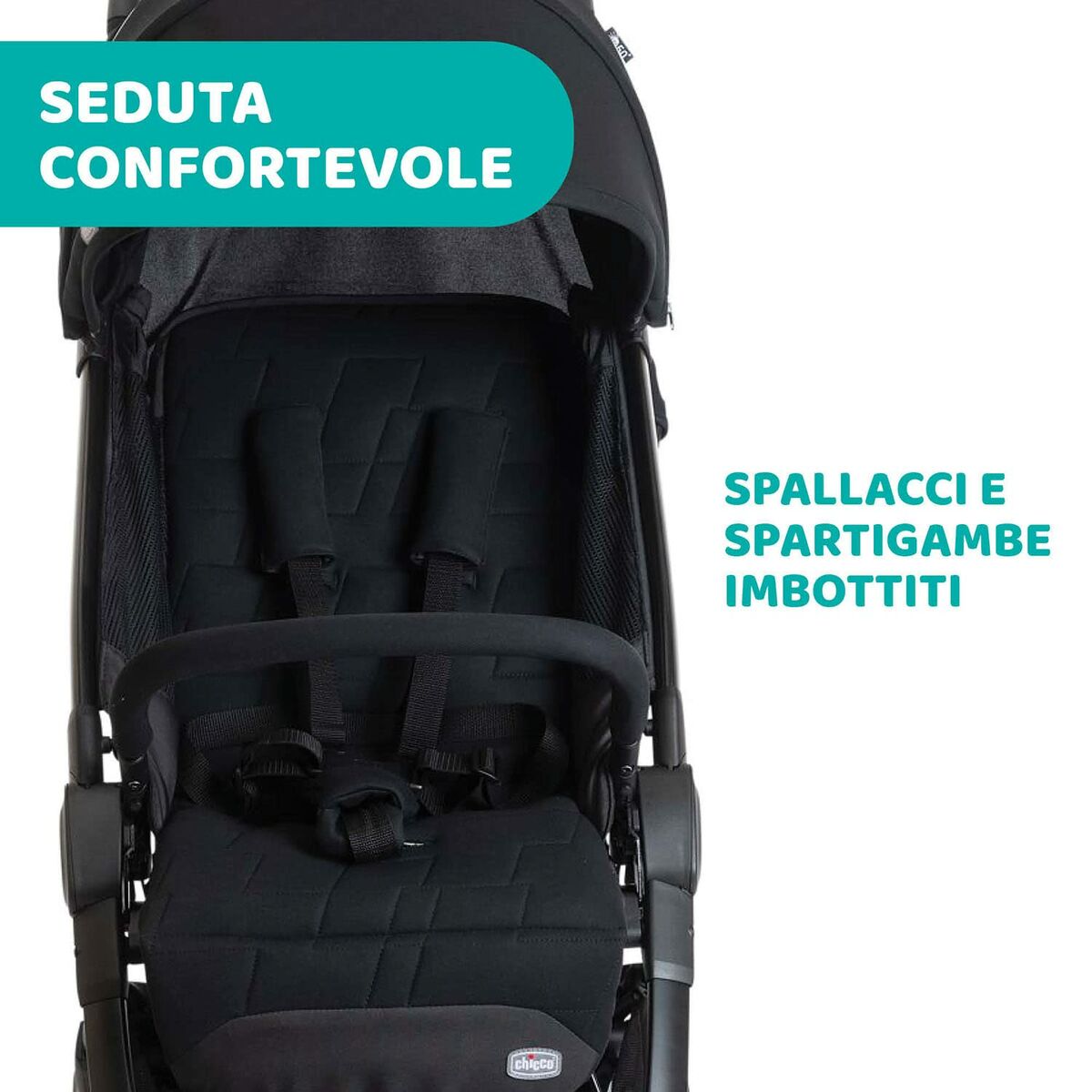 Cărucior de plimbat bebe Chicco Negru - Bebelus, Cărucioare, scaune și accesorii
