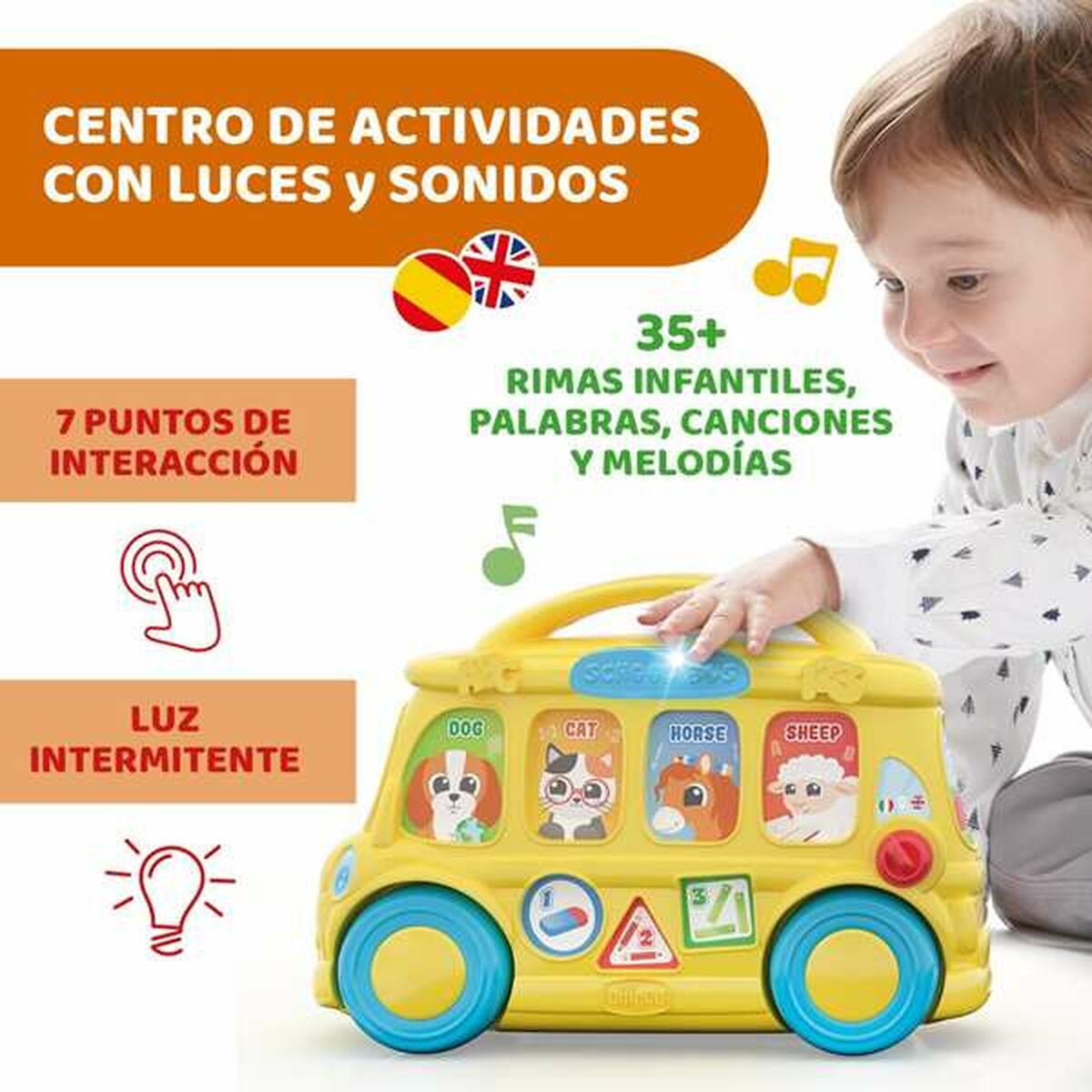 Jucărie educațională Chicco Autobuz - Jucarii si jocuri, Jocuri și accesorii