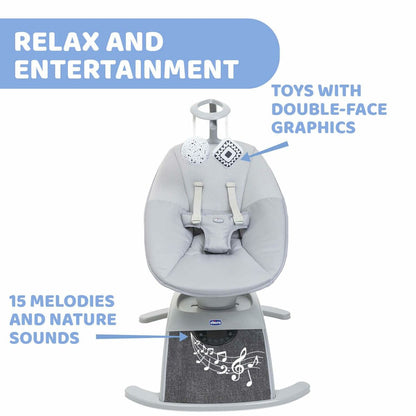 Hamac pentru Bebeluș Chicco 08079890160000 Negru Gri - Bebelus, Dormitor