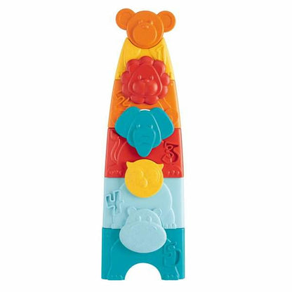 Blocuri Stivuibile Chicco eco+ Turn animale - Bebelus, Jucăriile copilăriei timpurii