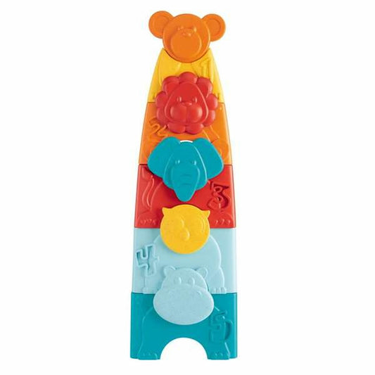 Blocuri Stivuibile Chicco eco+ Turn animale - Bebelus, Jucăriile copilăriei timpurii