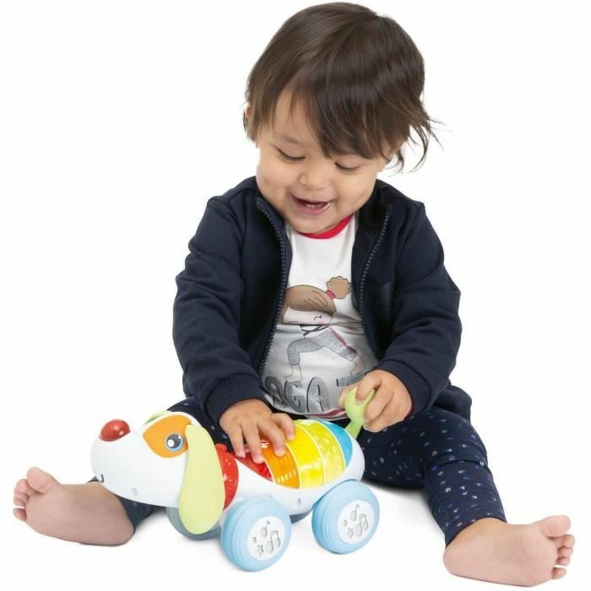 Jucărie de tras și împins Frost God - Bebelus, Jucăriile copilăriei timpurii