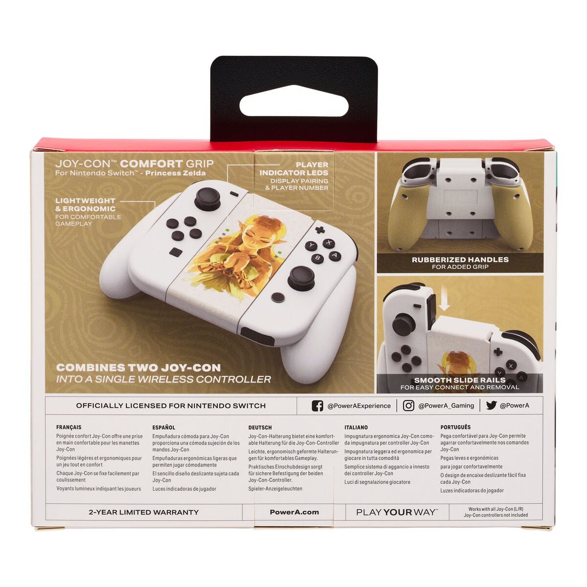 Telecomandă Jocuri Gaming Powera NSAC0059-01 Nintendo Switch Alb/Argintiu - Electronică, Joc video