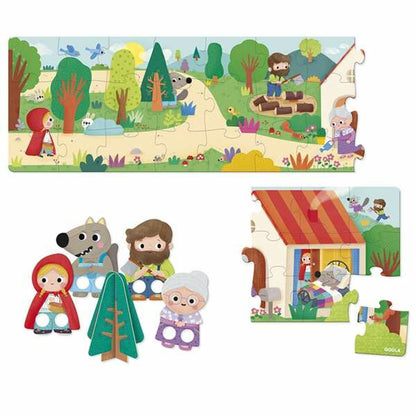 Puzzle pentru Copii Diset XXL Scufița Roșie 30 Piese - Jucarii si jocuri, Puzzle-uri și puzzle-uri