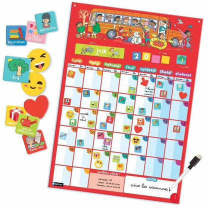 Joc de Masă Nathan My Perpetual Magnetic Calendar (FR) - Jucarii si jocuri, Jocuri și accesorii