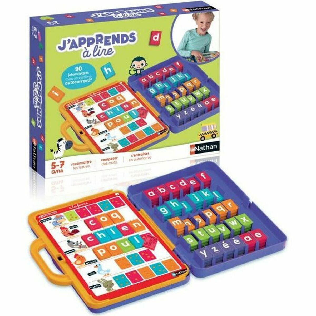 Joc Educație pentru Copii Nathan I'm learning to read Multicolor - Jucarii si jocuri, Jocuri și accesorii